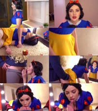 Luna Roulette – Naughty Snow White Sucks a Gnome Cock