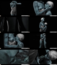 hentaied – Feeding – Milking and Ass to mouth food
