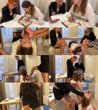 Dominant Female Teachers Humiliate Student Girl