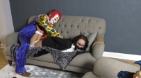 Vickies Captive Struggle – A Clown-Masked Tale