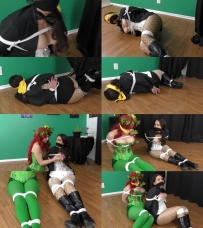 Zatanna & Poison Ivy Bondage