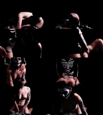 UnemployedModel – Halloween Sex Scary Skeletons Rough Fucking