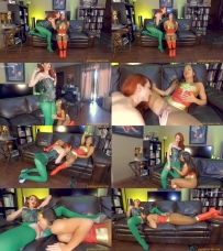 Kendra James and Abigail Mac: Ivy makes Wonder Woman her mesmerized girlfriend! HD mp4