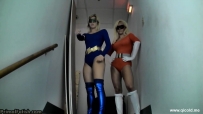 Superheroine Sisters Fall Into a Trap