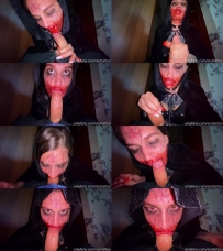 Resident Evil: Village Daniela Sucks the Protagonist’s Cock and Plays with his Hot Tough Cum